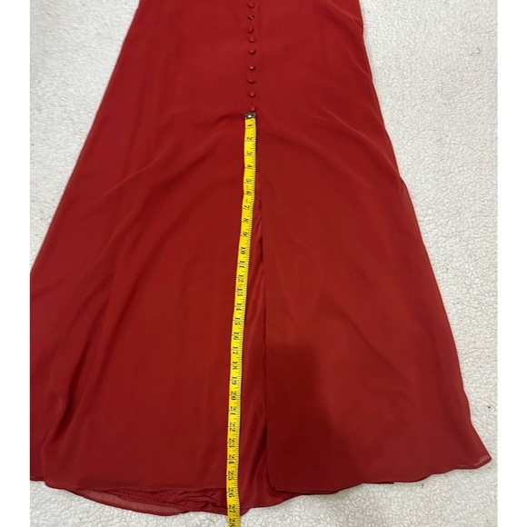 AW David Bridal AW Elegant Red Evening Dress - Picture 11 of 13